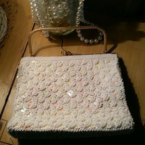 Beautiful Vintage Beaded Handbag